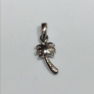 Sterling Silver Palm Tree Pendant